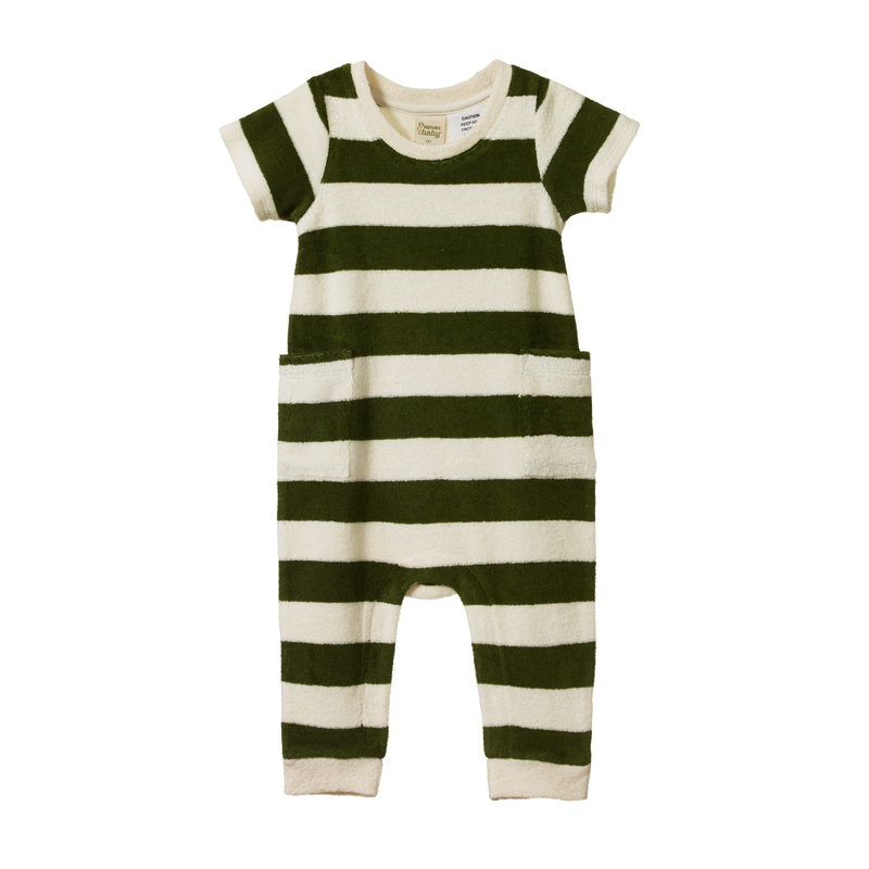 Ocean Suit | Bold Jungle Stripe