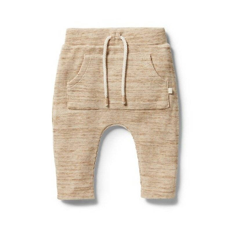 Waffle Slouch Pant | Oatmeal Fleck