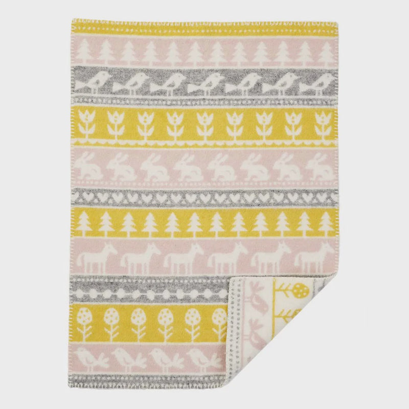 Nature Wool Blanket | Yellow