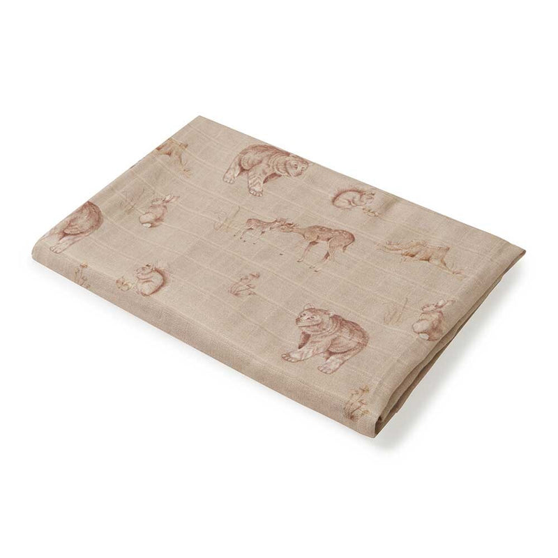 Woodland Muslin Wrap