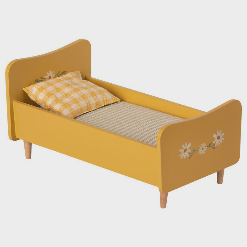 Wooden Bed Mini Yellow