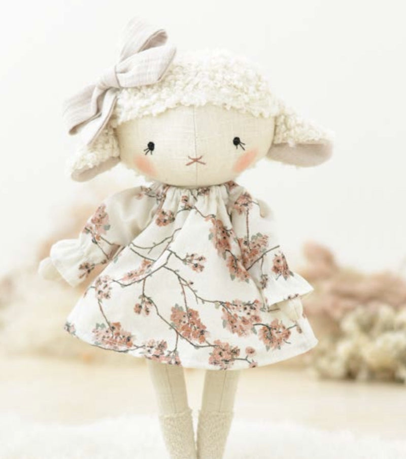 Sheep Floral Doll