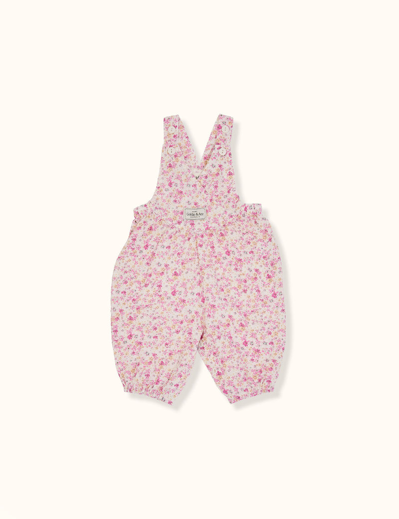 Tilly Overalls | Pink Floral