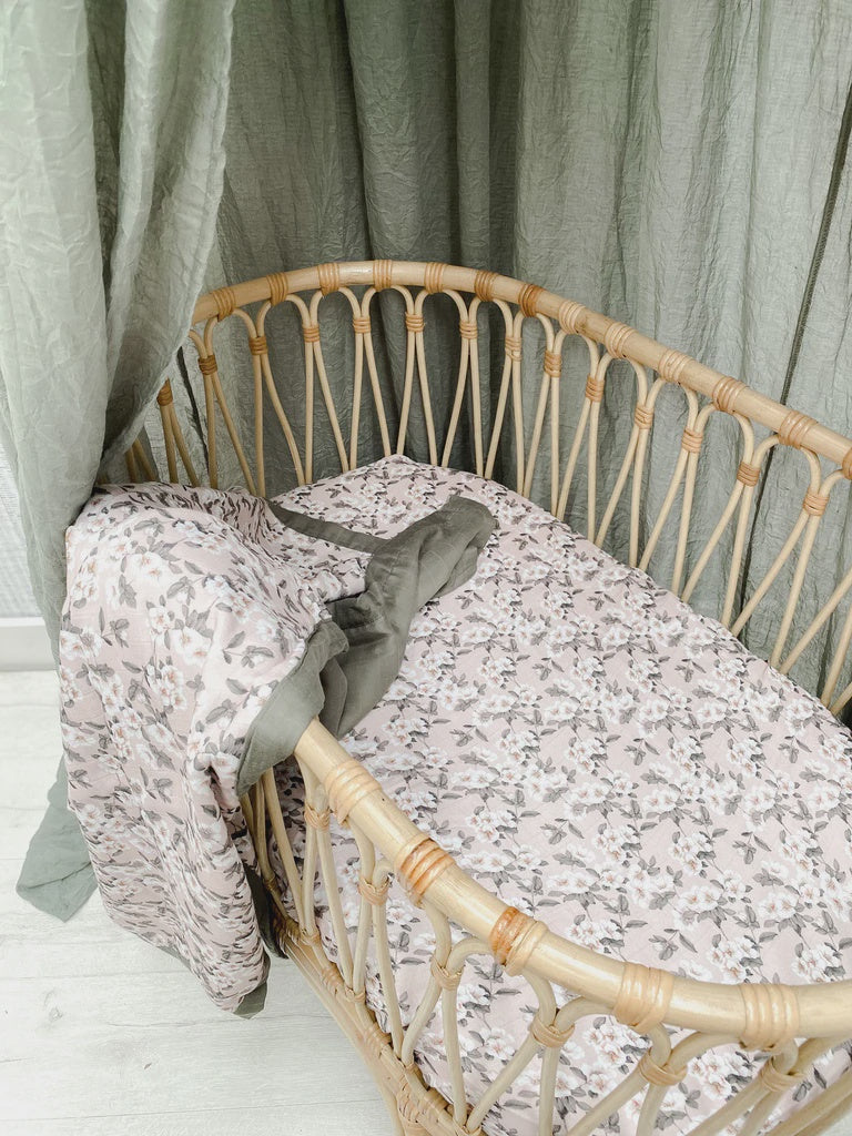 Little Gem Muslin Bassinet Sheets
