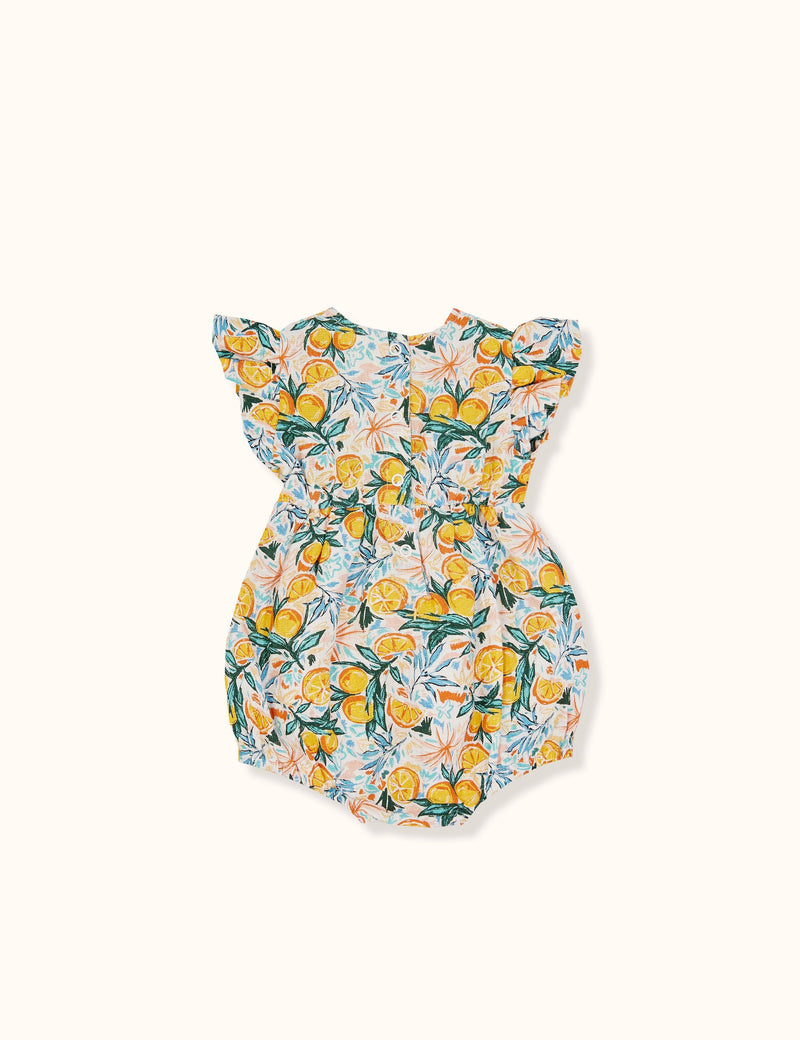 Lani Romper | Orange Orchard