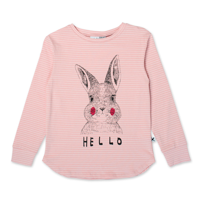 Hello Bye Bunny Bear Tee