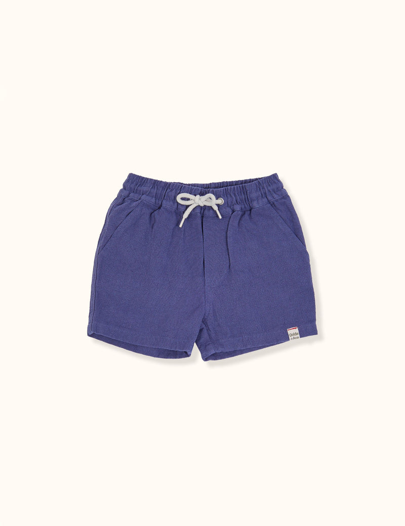 Noah Linen Shorts | Blue