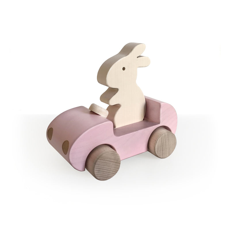 Pink Bunny Car