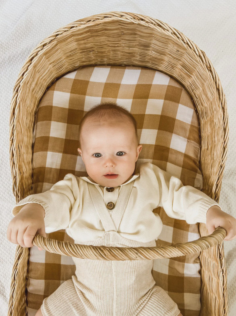 Lancaster Muslin Bassinet Sheets