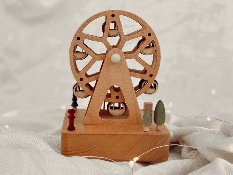 Ferris Wheel Wooden Music Box