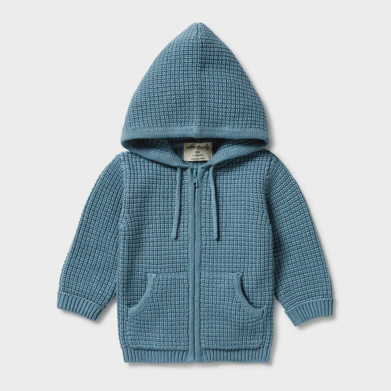 Knitted Zipped Jacket | Bluestone
