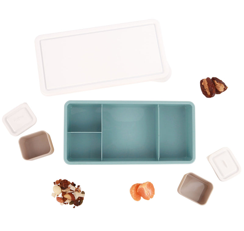 Lunch Box | Ocean Blue (white lid)